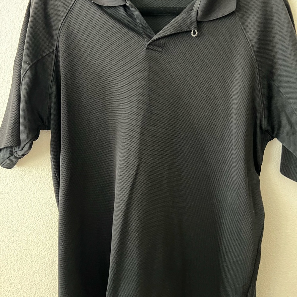 Columbia Black Polo Shirt Classic Casual Wear